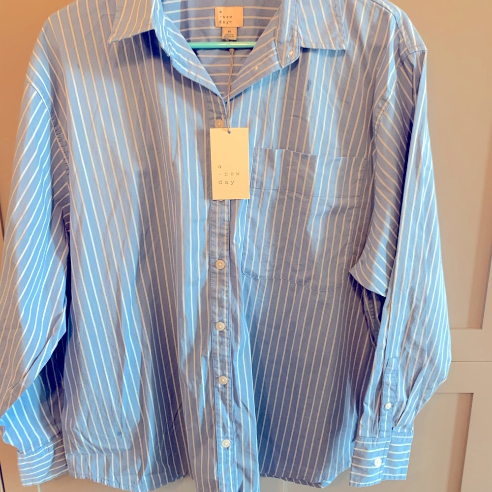 A New Day Target Brand Poplin Button down